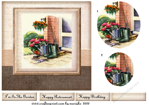 Male card  Garden