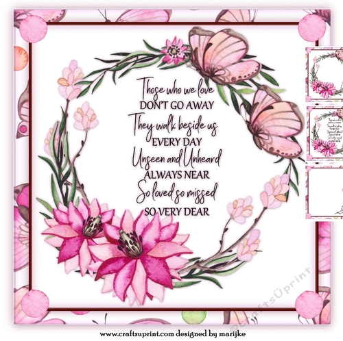 Mini Kit Sympathy  Butterflies 