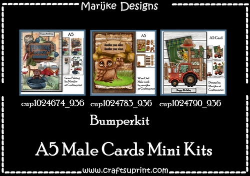 A5 Bumperkit Male Cards