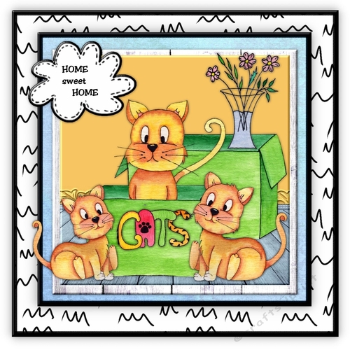 Funny  Cats  New Home  Mini Kit