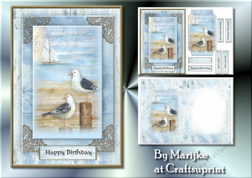 Male Card A5 Seaview Mini Kit