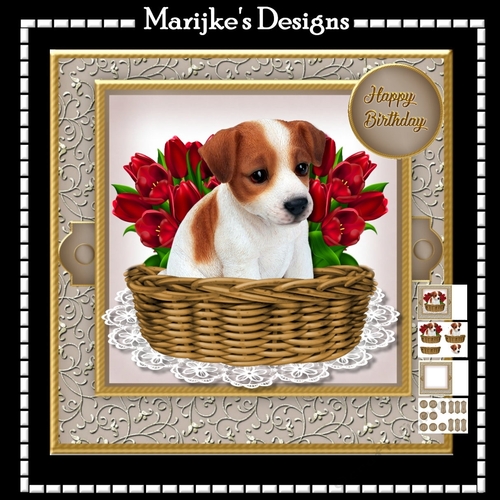 Cute Puppy  Jack Russel   Mini Kit