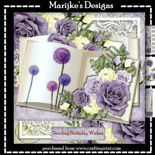 Birthday Roses Book Mini Kit