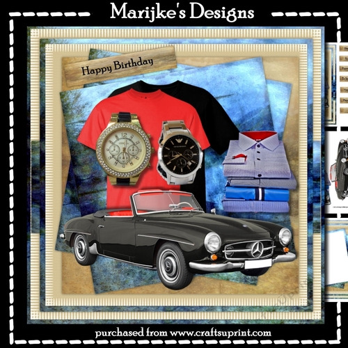 To a Classic Male Card Mini Kit