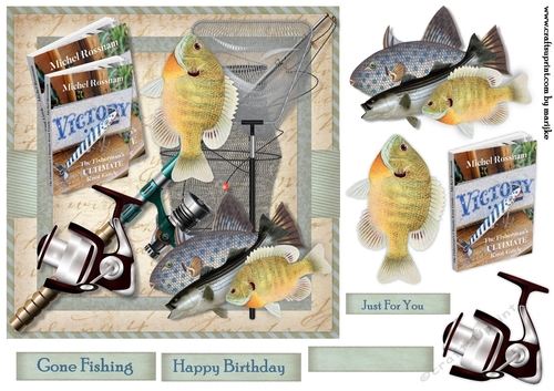  Male Card  Fishing