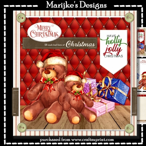 Christmas Joy Teddie Mini Kit