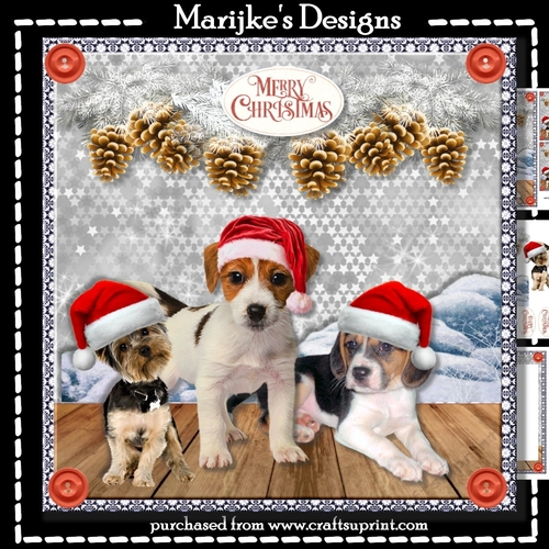 Christmas Dogs  Mini Kit