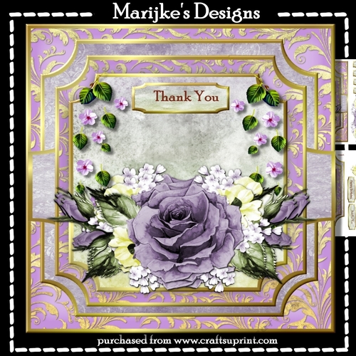 Lavender  Roses  Mini Kit
