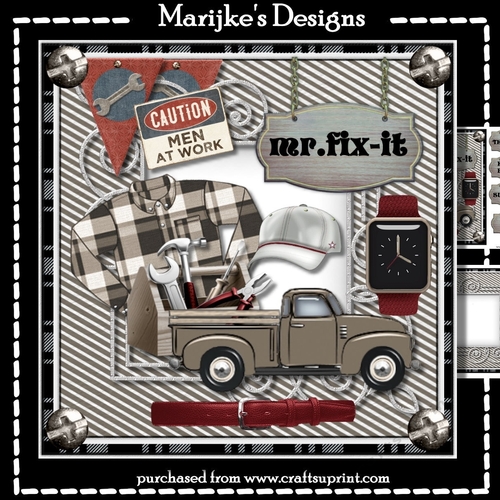 Male Card  Mr. Fix-It 