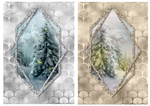 Festive A5 Christmas Toppers  1