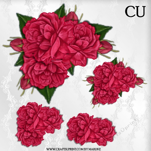 CU Red Roses Corner Vignette