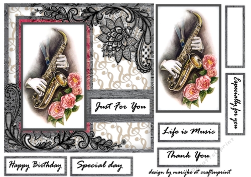 Male Card Music 