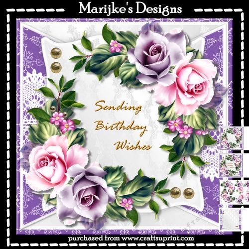 Birthday  Roses Mini Kit