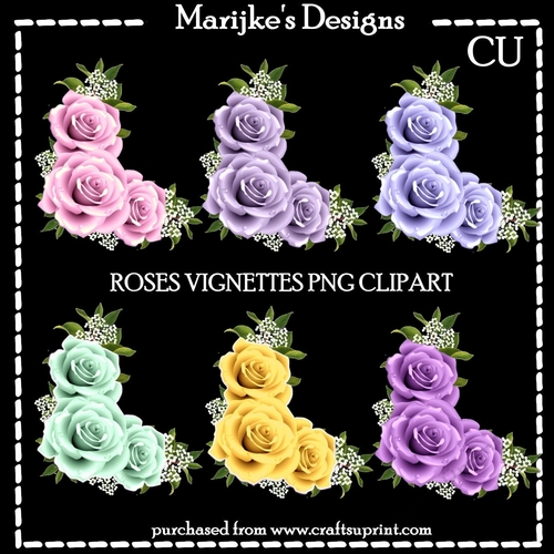 CU Roses Vignette