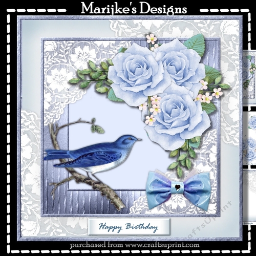 MK  Vintage   Lace & Roses