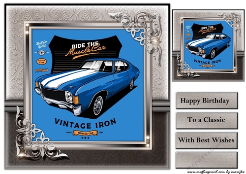 Male Card Classic Car 5