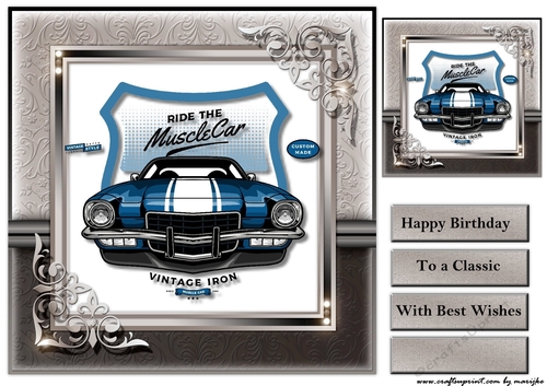 Male Card Classic Car 8