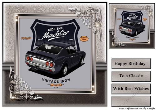 Male Card Classic Car 7