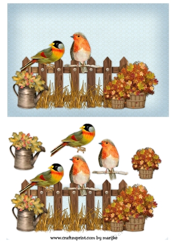 Topper Autumn Birds