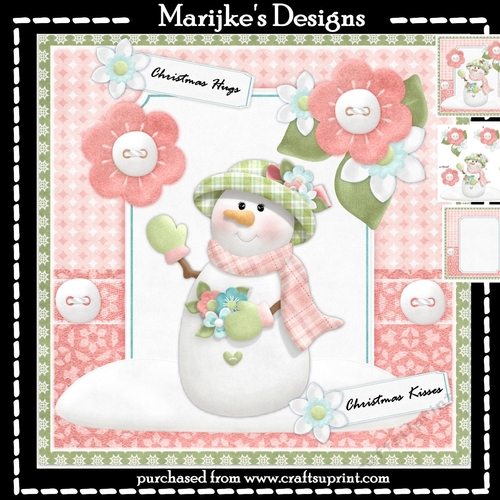 Cute Christmas Snow Mom Mini Kit
