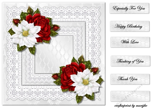 Topper Lace & Roses 2