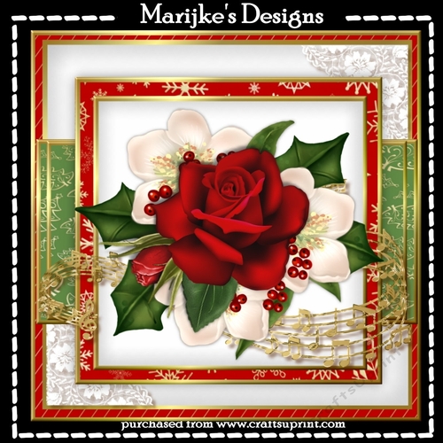 The Christmas Rose  Mini Kit