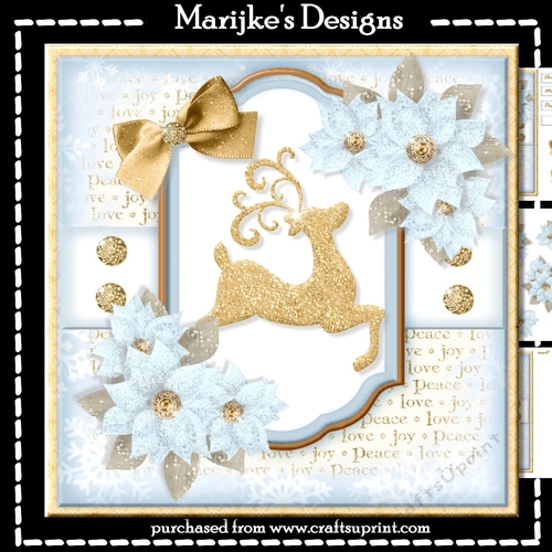 Glorious Christmas Baubles  &  Doves Mini Kit