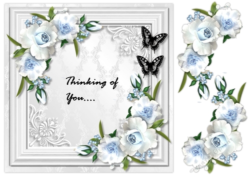 Topper  Vintage Roses 