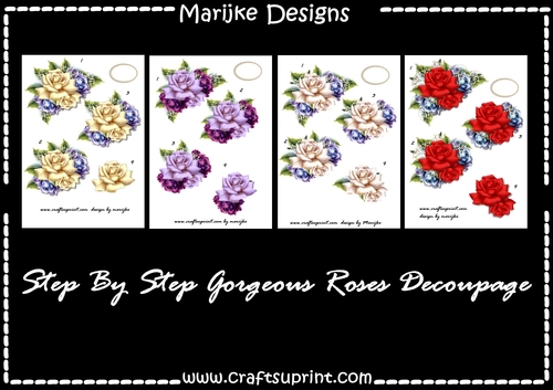 Bumperkit 4 Gorgeous Roses Step By Step