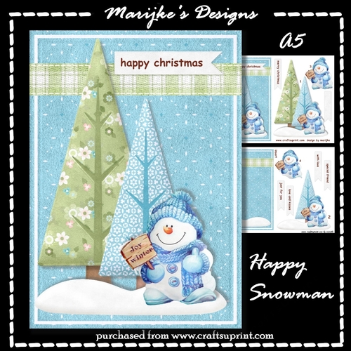 Happy Snowman Mini Kit