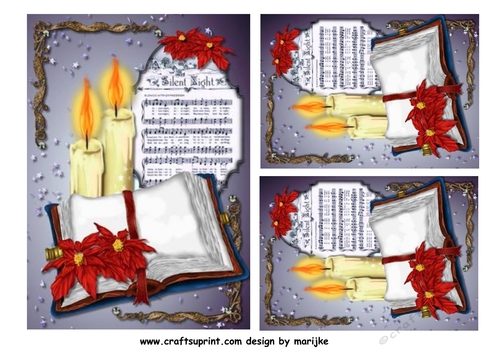 Merry Christmas Book Toppers