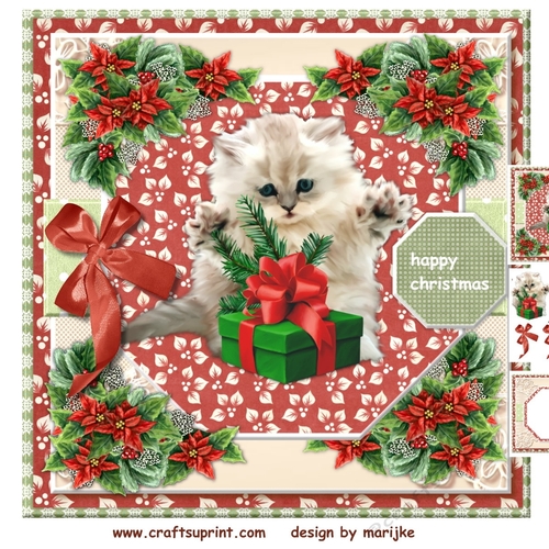 Happy Christmas  Kitten Mini Kit