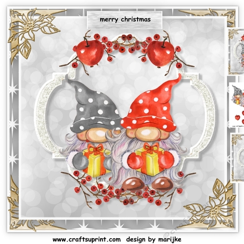 Cute Christmas Gnomes Mini Kit