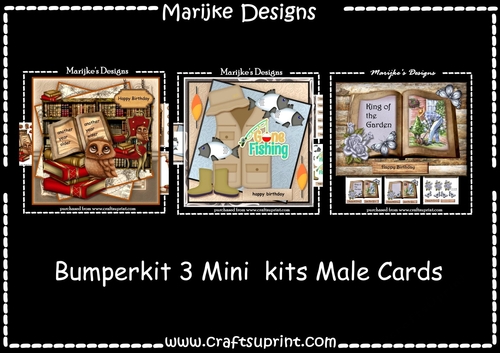 Bumperkit Male Cards 3 Mini Kits