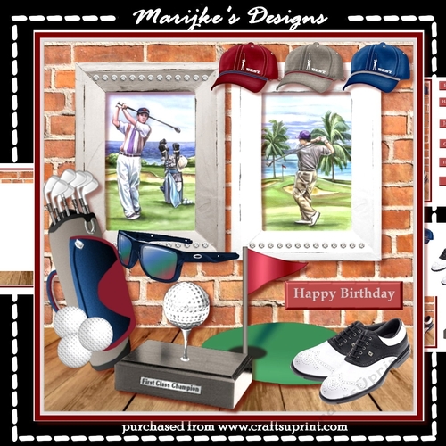 Male Card Golf Mini Kit