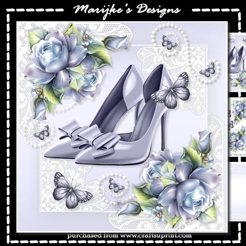 Elegant Shoes & Roses Mini Kit
