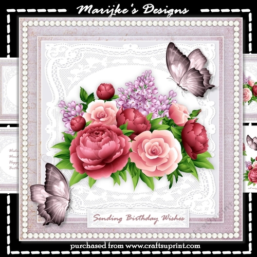 MK   Vintage  Roses