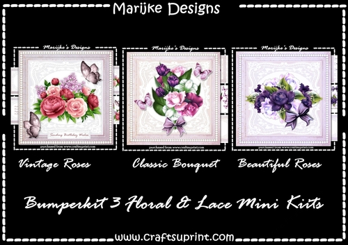 Bumperkit 3 Floral Mini Kits