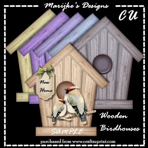 CU Wooden Birdhouses 
