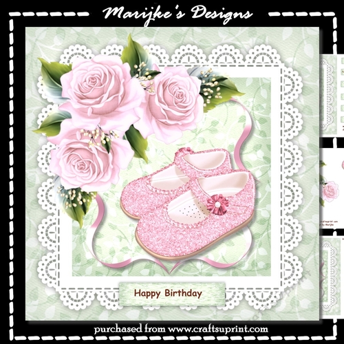 Cute Shoes  Birthday Girl Mini Kit