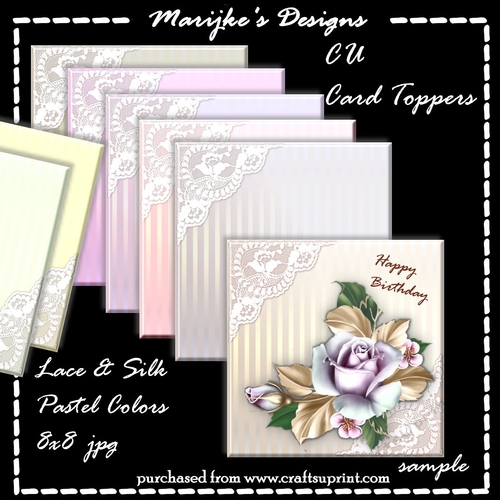 CU Designer Resources Silk & Lace Toppers