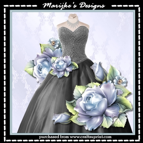 Stunning Dress & Roses Mini Kit