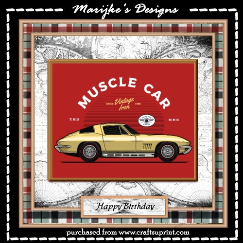 Classic Chevrolet Male Card Mini Kit
