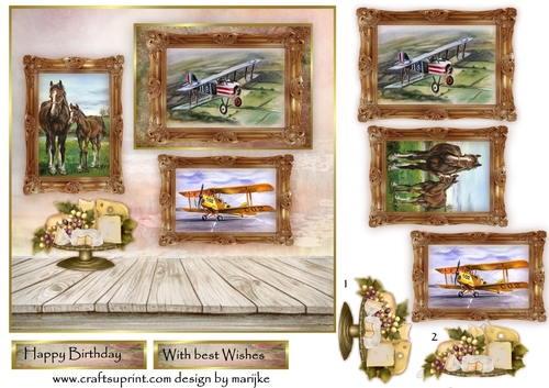 Male  Card   Antique