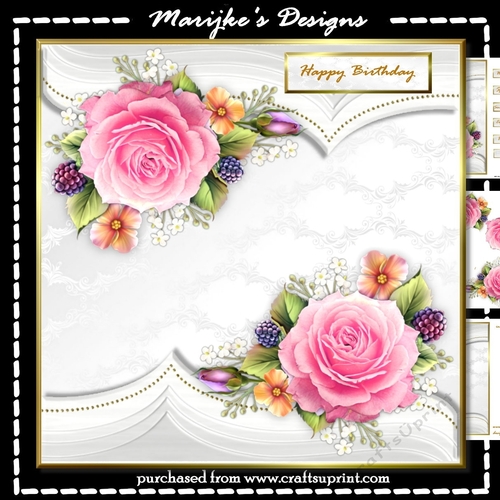 Pretty Roses  Mini Kit