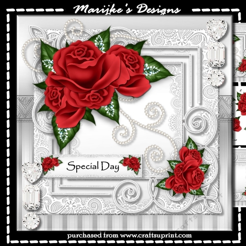 Festive Red Roses Mini Kit