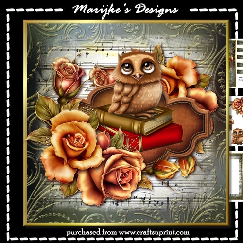 Male  Card Golden Roses
