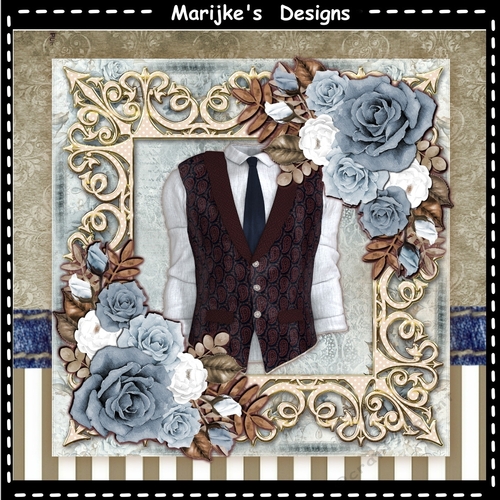 Male Card  Black  jacket  Mini Kit