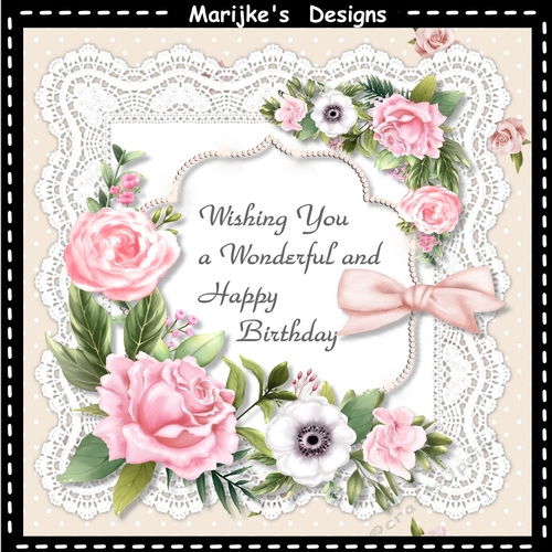 Happy Birthday Roses Mini Kit