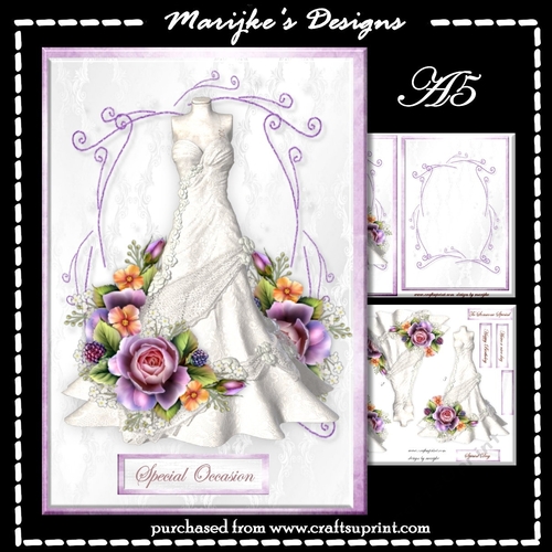 Beautiful Dress & Roses Mini Kit